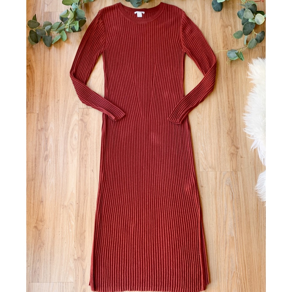 H&M | Ribbed Knit Maxi Dress | M
